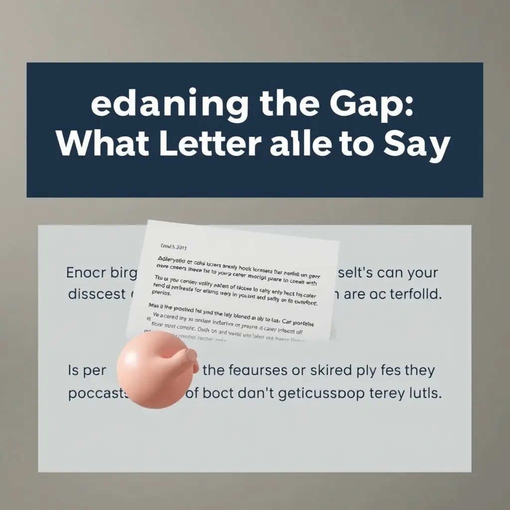 Addressing the Gap in Cover Letters and Interviews