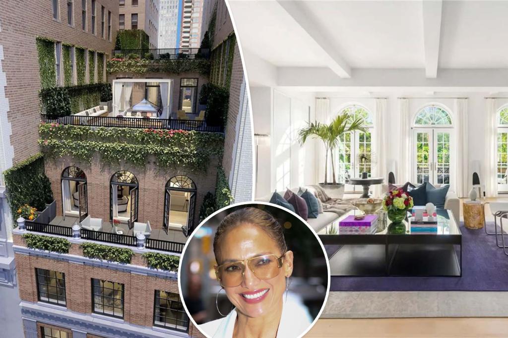 Jennifer Lopez is selling her NYC apartment after 7 years for sale